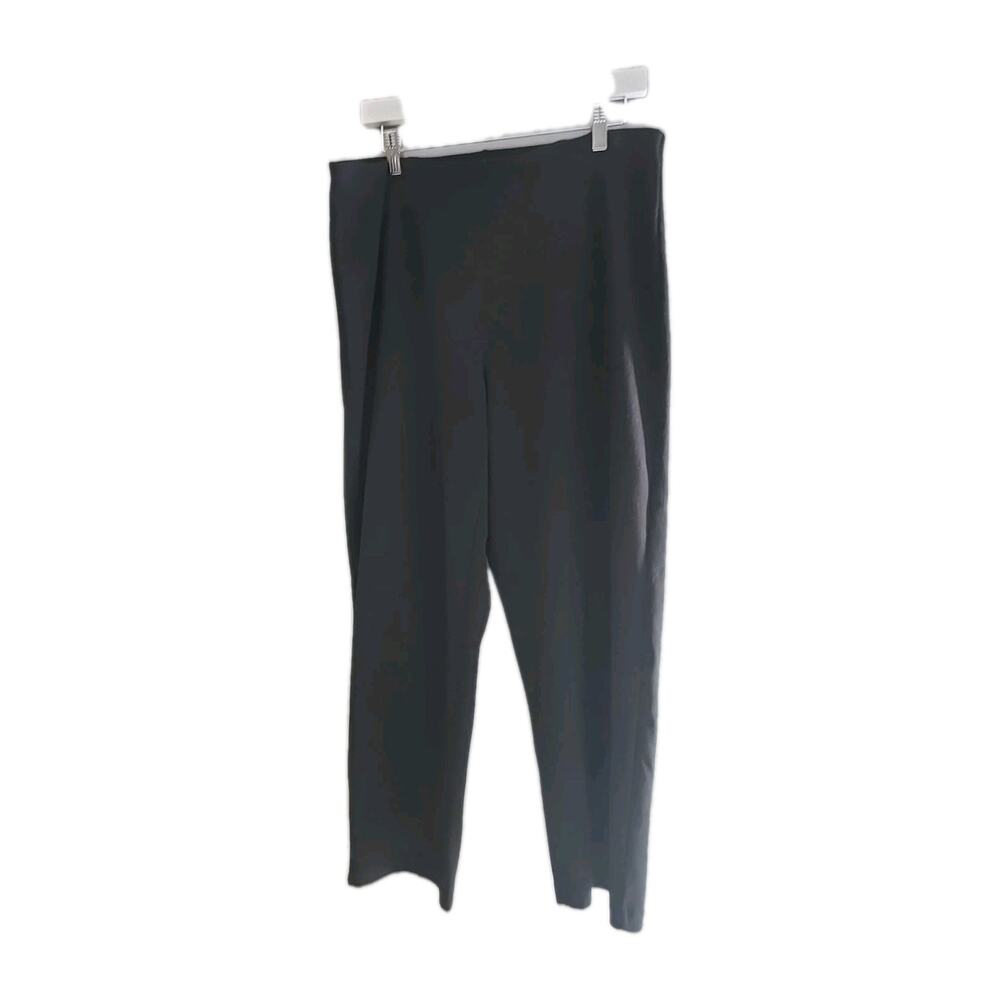 Studio Works Black Straight Leg High Rise Career Casual Pants Womans Size 16W‎